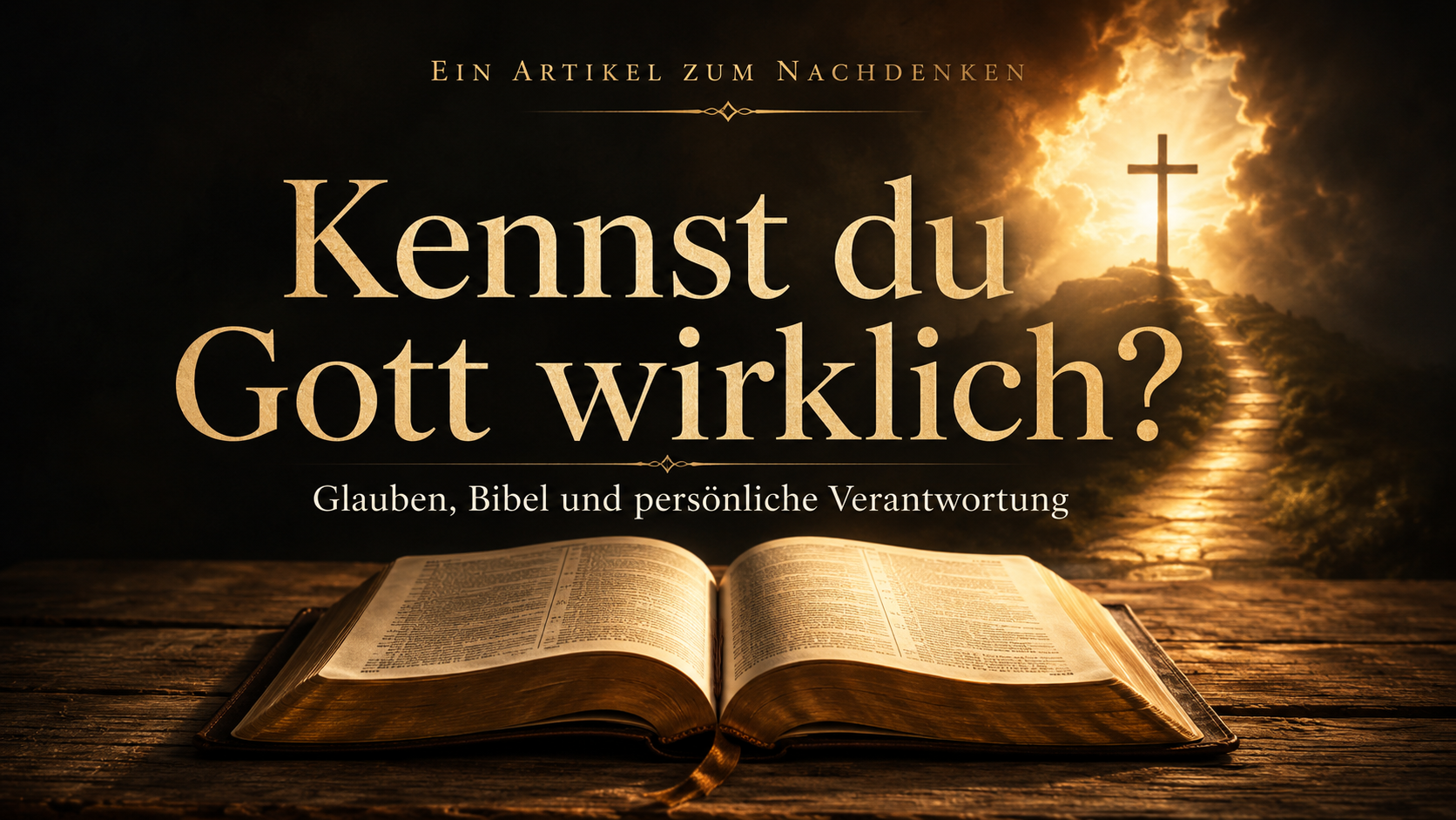 Kennst du Gott wirklich?